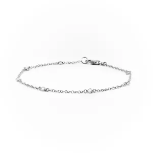18K White Gold Diamond Bracelet - 20663070