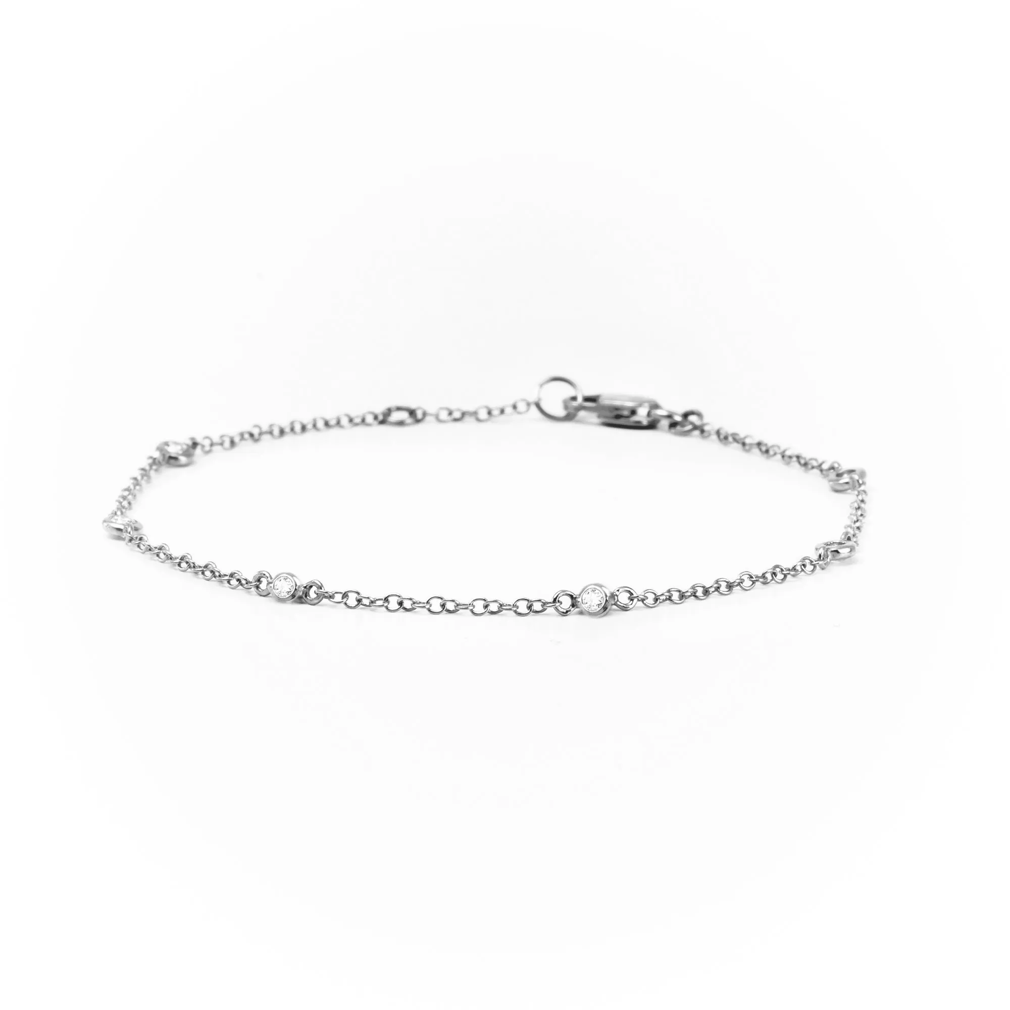 18K White Gold Diamond Bracelet - 20663070