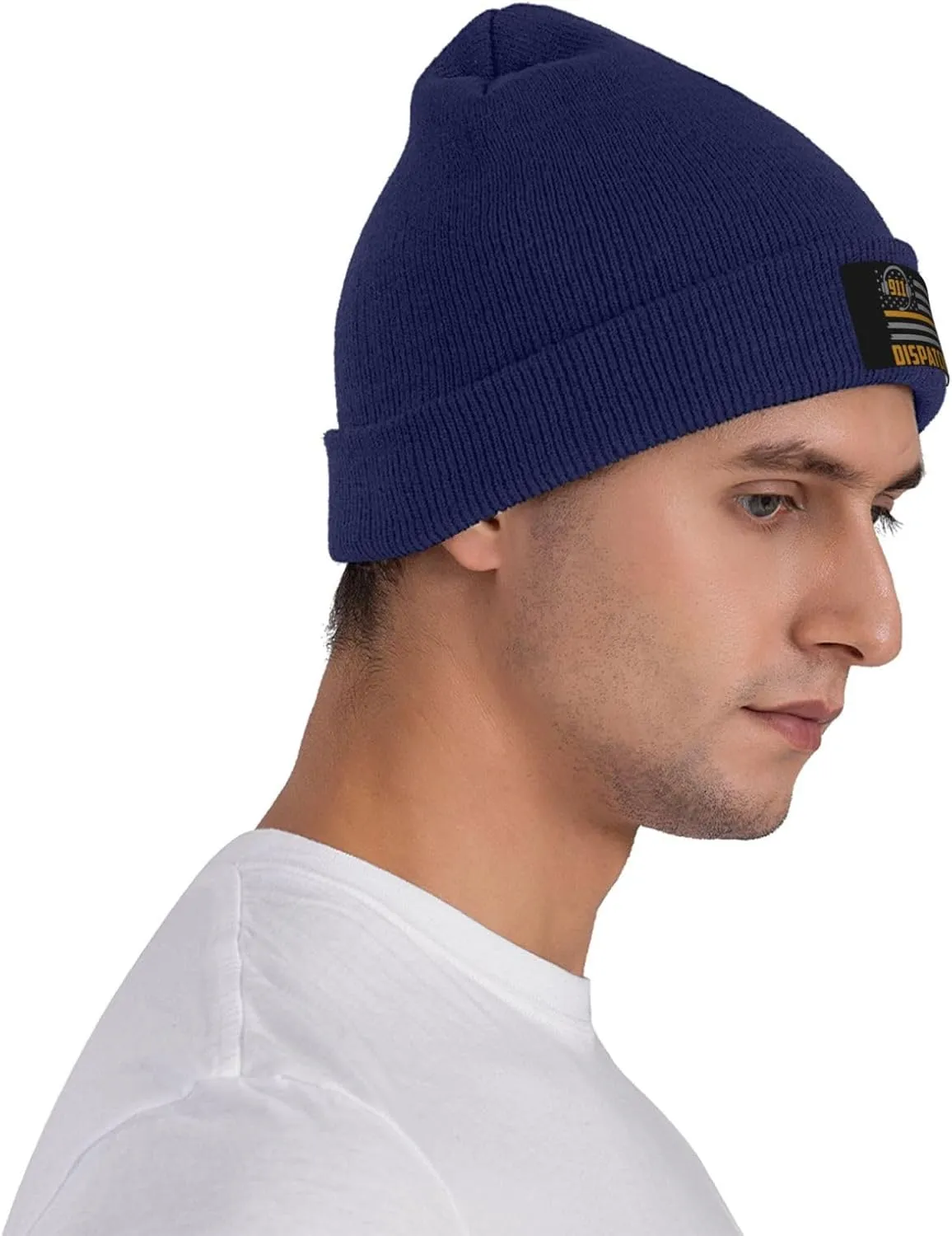 911 Dispatcher Beanie Hat Warm Knit Cuffed Beanie Cap Funny Winter Hat for Men Women