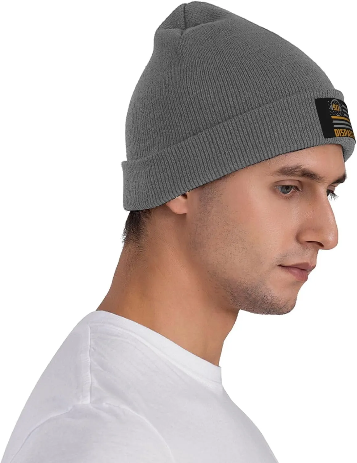911 Dispatcher Beanie Hat Warm Knit Cuffed Beanie Cap Funny Winter Hat for Men Women
