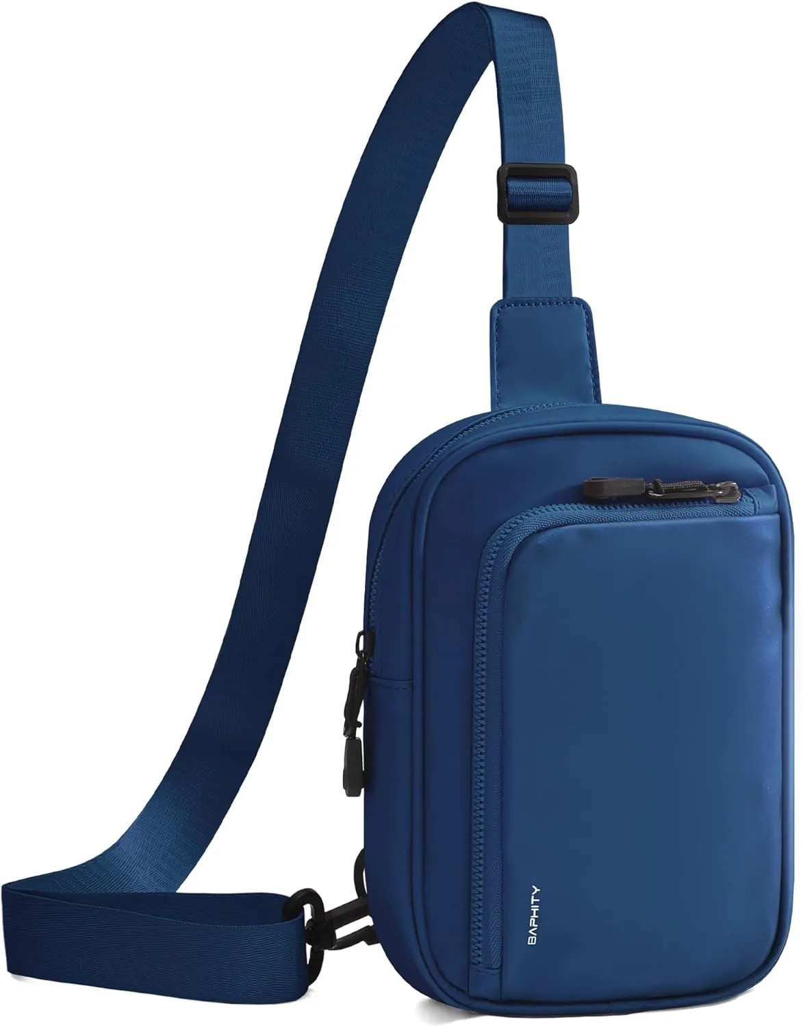 BAPHITY Small Sling Bag for Women and Men, Crossbody Bag Trendy, Fanny Packs Purses Chest Bag for Travel -Navy