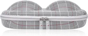 Bra Case Premium Lingerie Travel Bag Zip Underwear Organizer Bag for A-C Cup (Swallow Gird, Red)