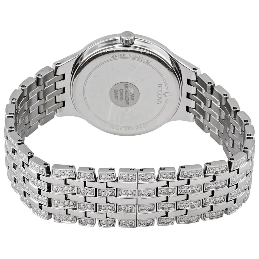 Bulova Phantom Black Pave Dial Men's Watch 96A227