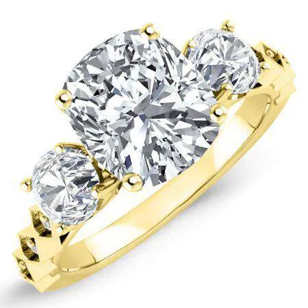 Calix - Cushion Moissanite Engagement Ring