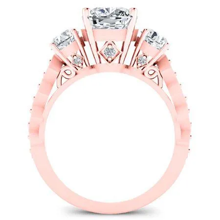 Calix - Cushion Moissanite Engagement Ring
