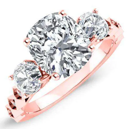 Calix - Cushion Moissanite Engagement Ring