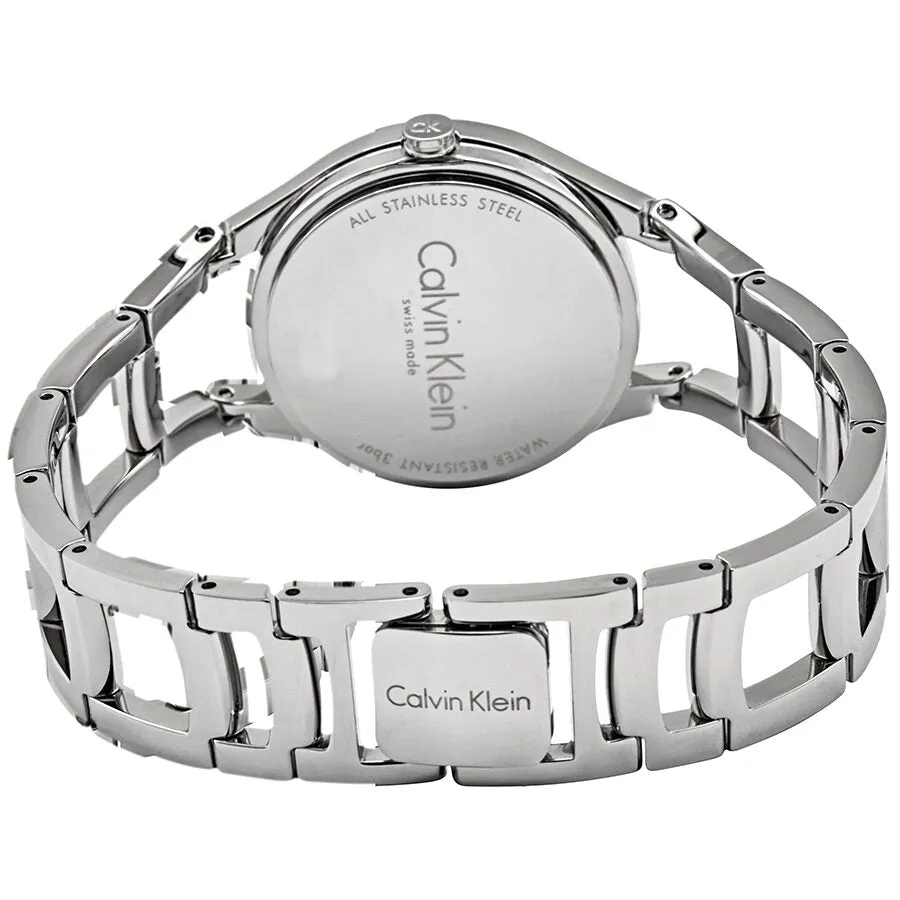 Calvin Klein Class Silver Dial Stainless Steel Ladies Watch K6R23126