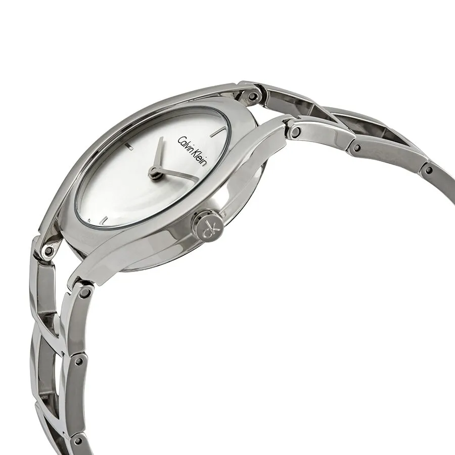 Calvin Klein Class Silver Dial Stainless Steel Ladies Watch K6R23126