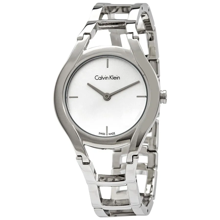 Calvin Klein Class Silver Dial Stainless Steel Ladies Watch K6R23126