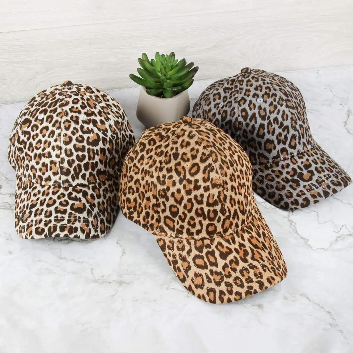 Casual Baseball Cap - Sun Visor Corduroy, Plaid, Leopard Animal Print Hat Adjustable