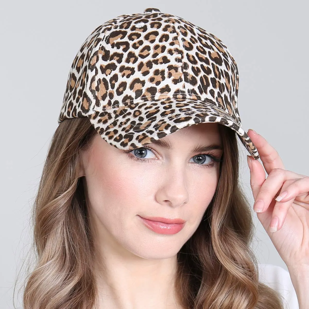 Casual Baseball Cap - Sun Visor Corduroy, Plaid, Leopard Animal Print Hat Adjustable