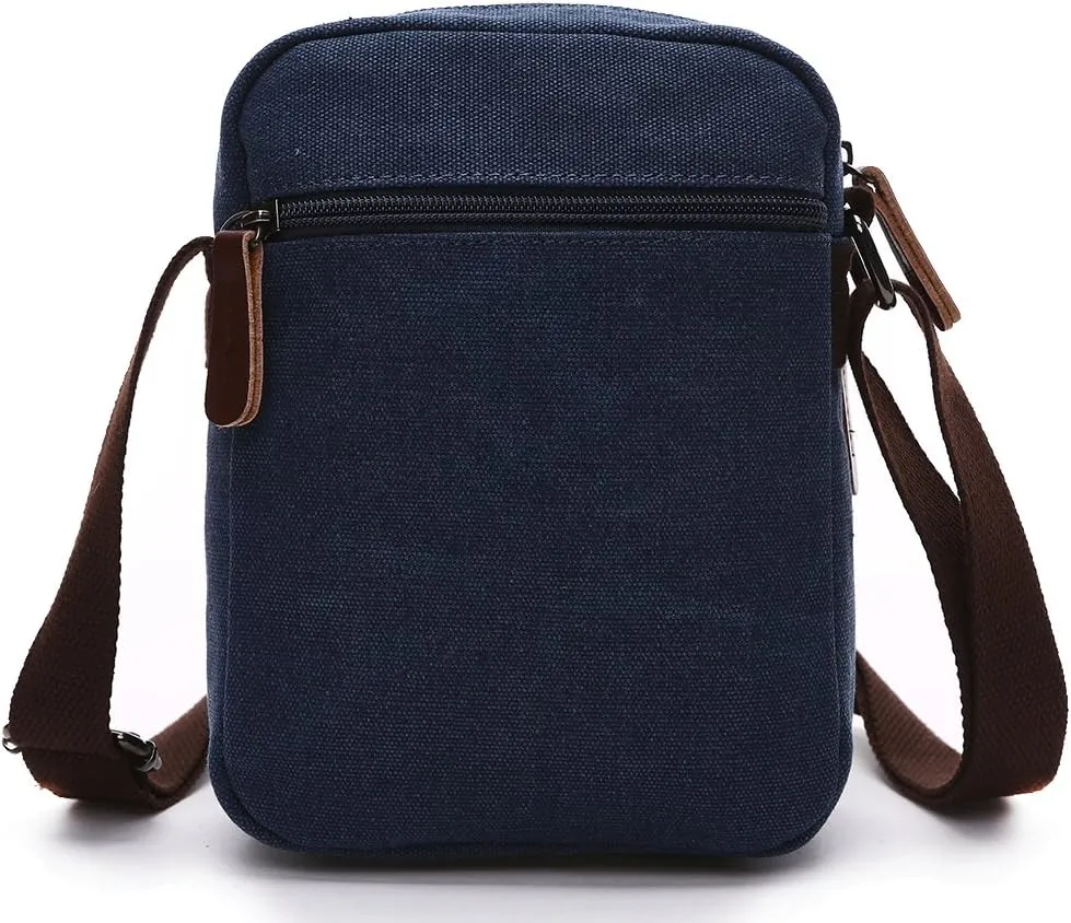 Collsants Mini Crossbody Bags for Women and Men - Small Purses and Handbags - Travel Bag - Canvas Shoulder Purse