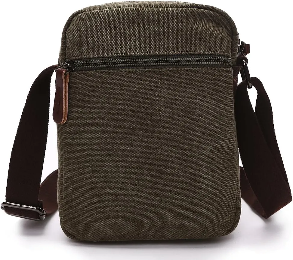 Collsants Mini Crossbody Bags for Women and Men - Small Purses and Handbags - Travel Bag - Canvas Shoulder Purse