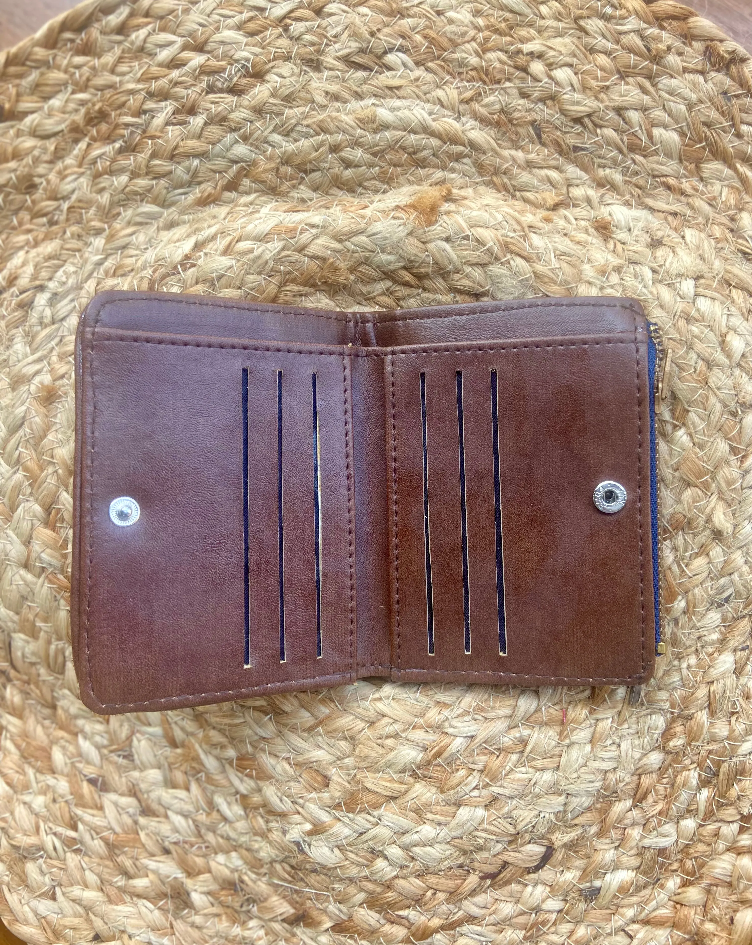 Coral Floral Mini Wallet