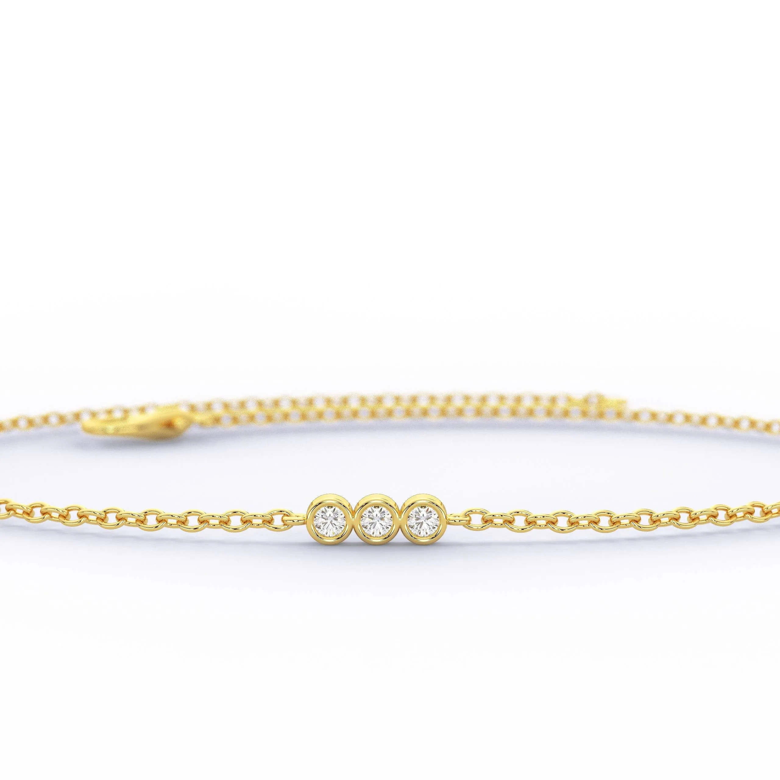 Diamond Bar Bracelet
