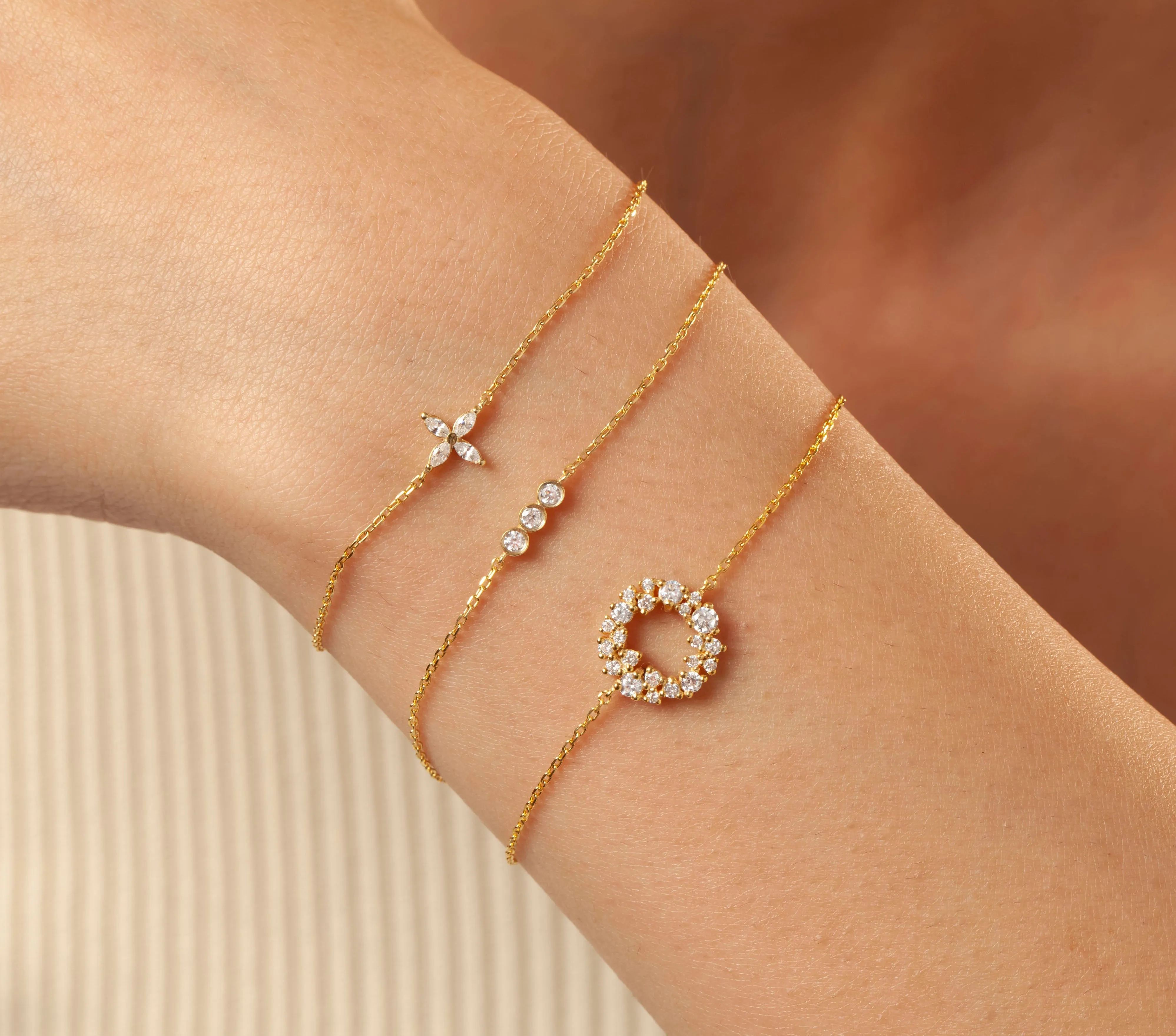 Diamond Bar Bracelet