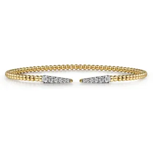 Diamond Spikes Split Bangle