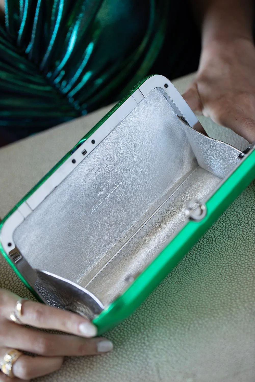 Finley Clutch - Emerald