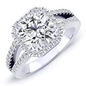 Freesia - Round Lab Diamond Engagement Ring (IGI Certified)