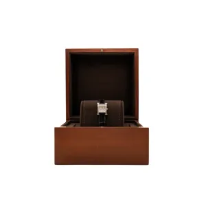 H heure XS black crocodile strap with diamonds rrp8240