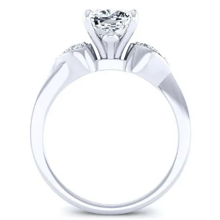 Hibiscus - Cushion Lab Diamond Engagement Ring (IGI Certified)