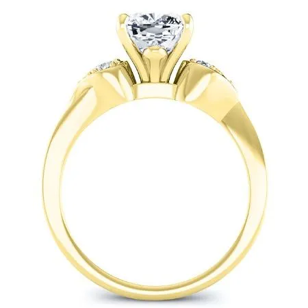 Hibiscus - Cushion Lab Diamond Engagement Ring (IGI Certified)