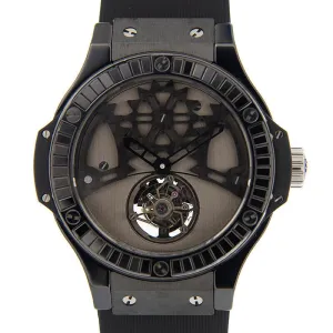 Hublot Big Bang Tourbillon Black Diamond Dial Men's Watch 305.CD.0002.RX.1900