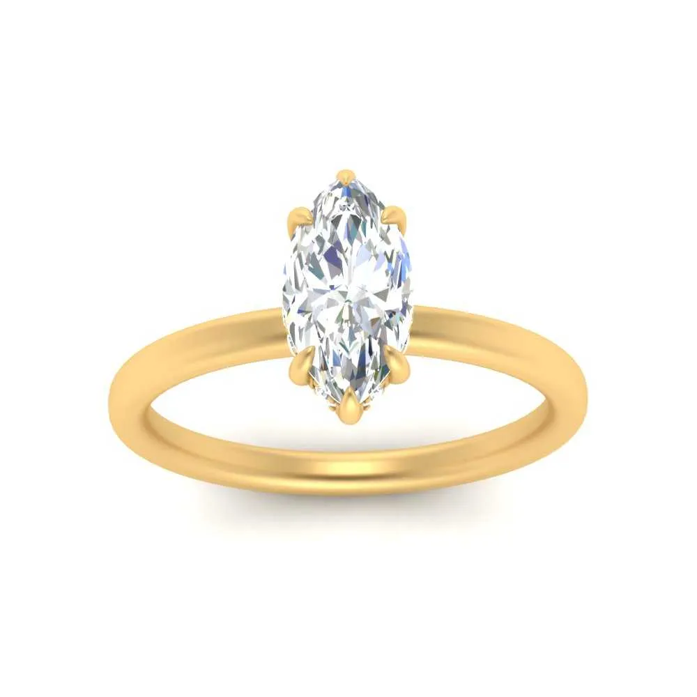 IGI Certified 1/2 - 5 Carat Lab Grown Diamond Thin Band Halo Women Engagement Ring 14K Gold