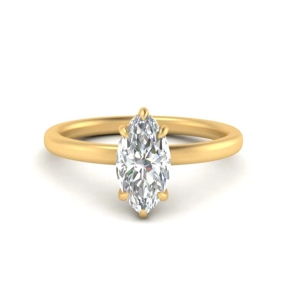 IGI Certified 1/2 - 5 Carat Lab Grown Diamond Thin Band Halo Women Engagement Ring 14K Gold
