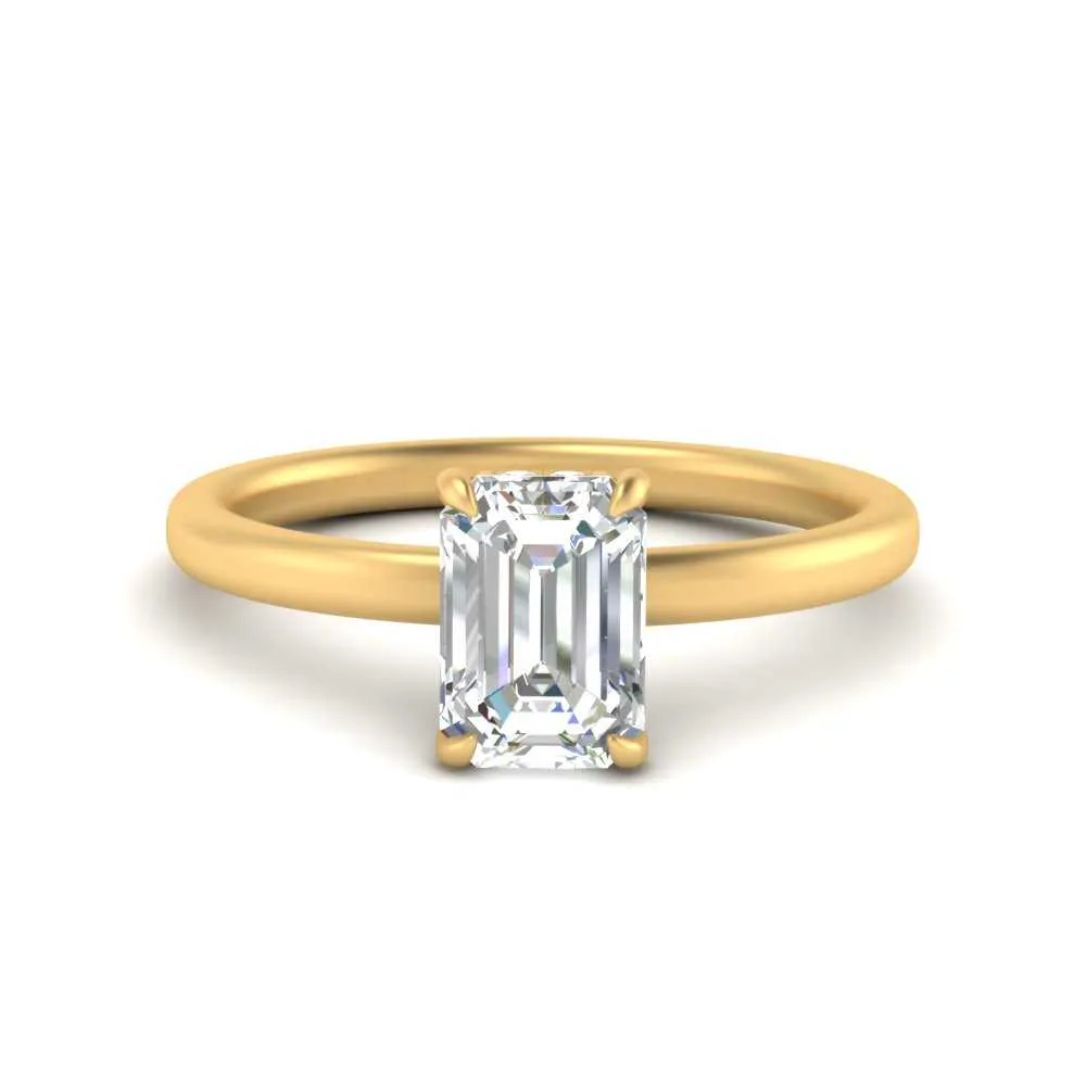 IGI Certified 1/2 - 5 Carat Lab Grown Diamond Thin Band Halo Women Engagement Ring 14K Gold