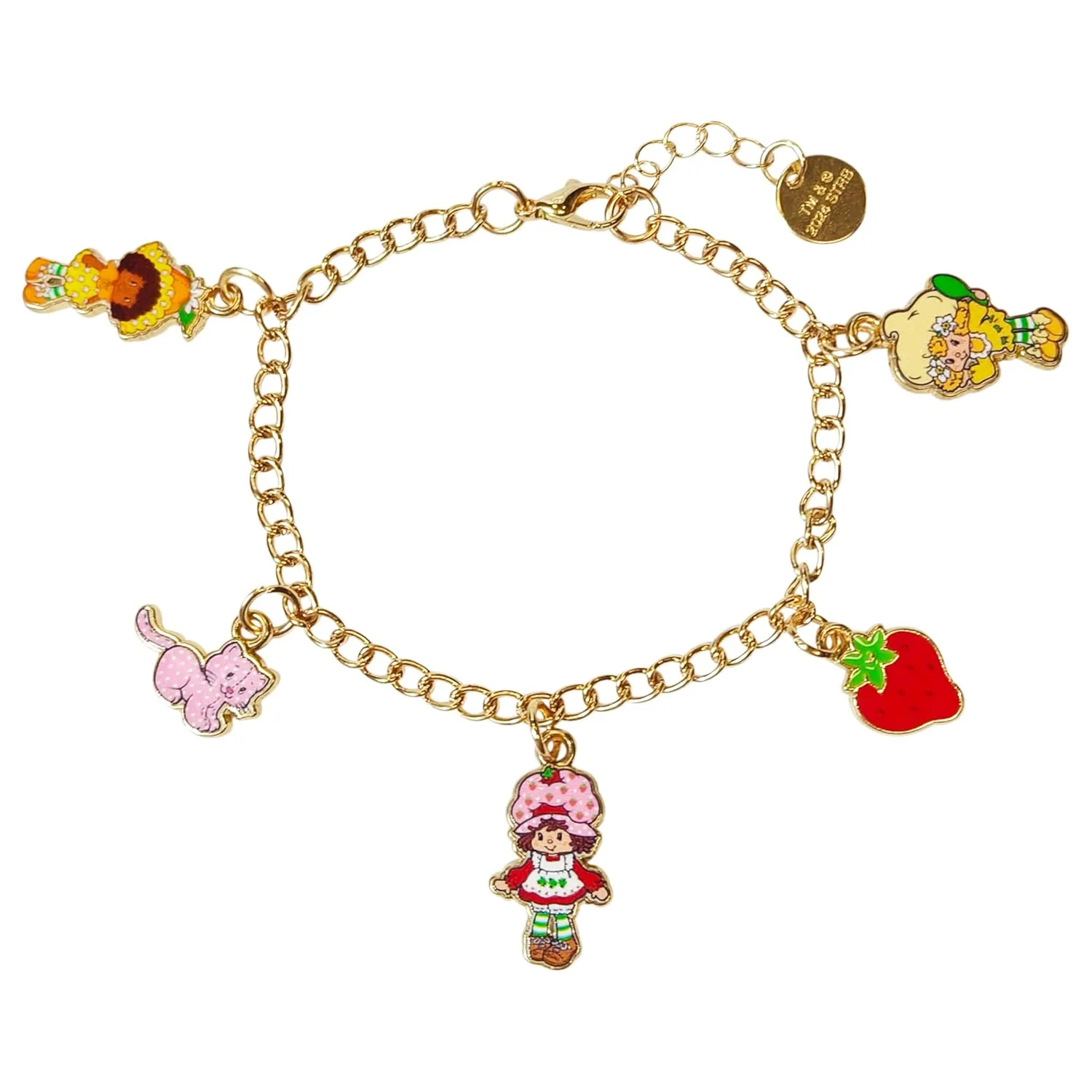 LUV HER Strawberry Shortcake 7" Bracelet with Metal Charms Strawberry Shortcake - Ages 3 