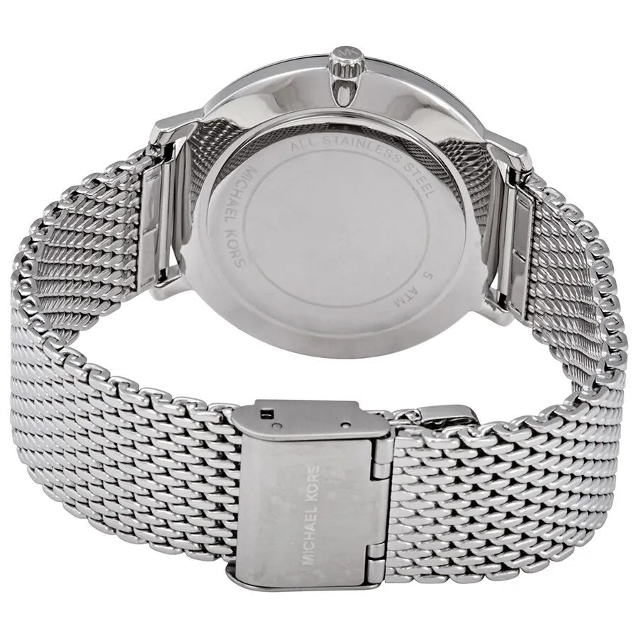 Michael Kors Pyper Quartz Crystal Silver Dial Ladies Watch MK4338