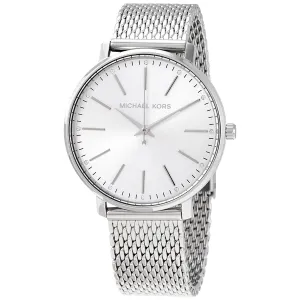 Michael Kors Pyper Quartz Crystal Silver Dial Ladies Watch MK4338