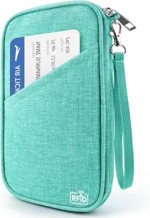 Passport Holder Family RFID Travel Document Organizer for Women Waterproof Passport Wallet Men Portable Case for Cards