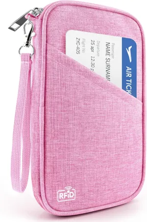 Passport Holder Family RFID Travel Document Organizer for Women Waterproof Passport Wallet Men Portable Case for Cards
