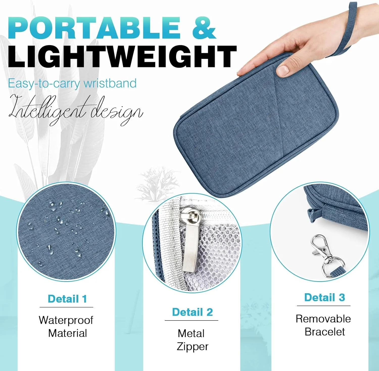 Passport Holder Family RFID Travel Document Organizer for Women Waterproof Passport Wallet Men Portable Case for Cards