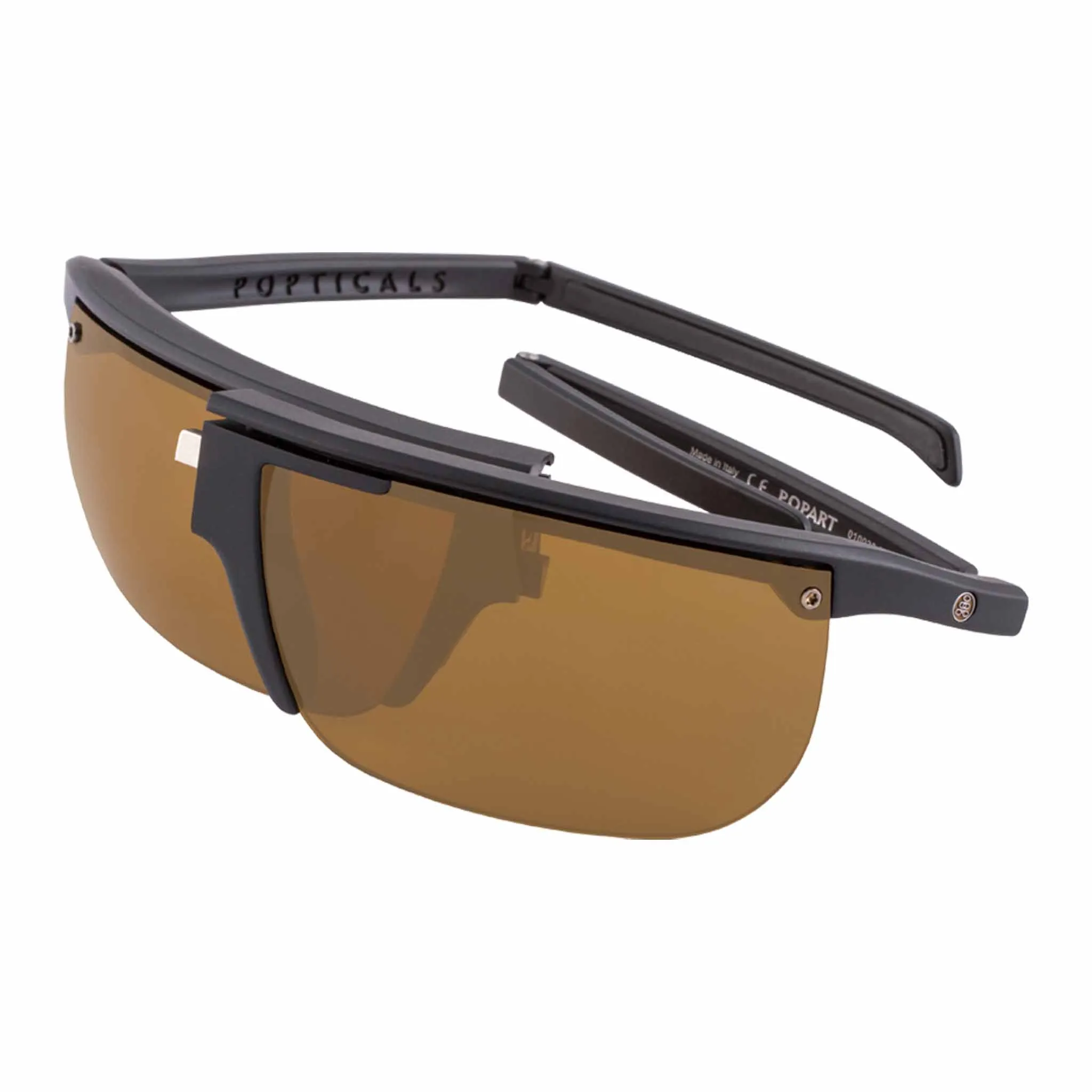 POPART | Polarized, Matte Black, Brown Lens, Small