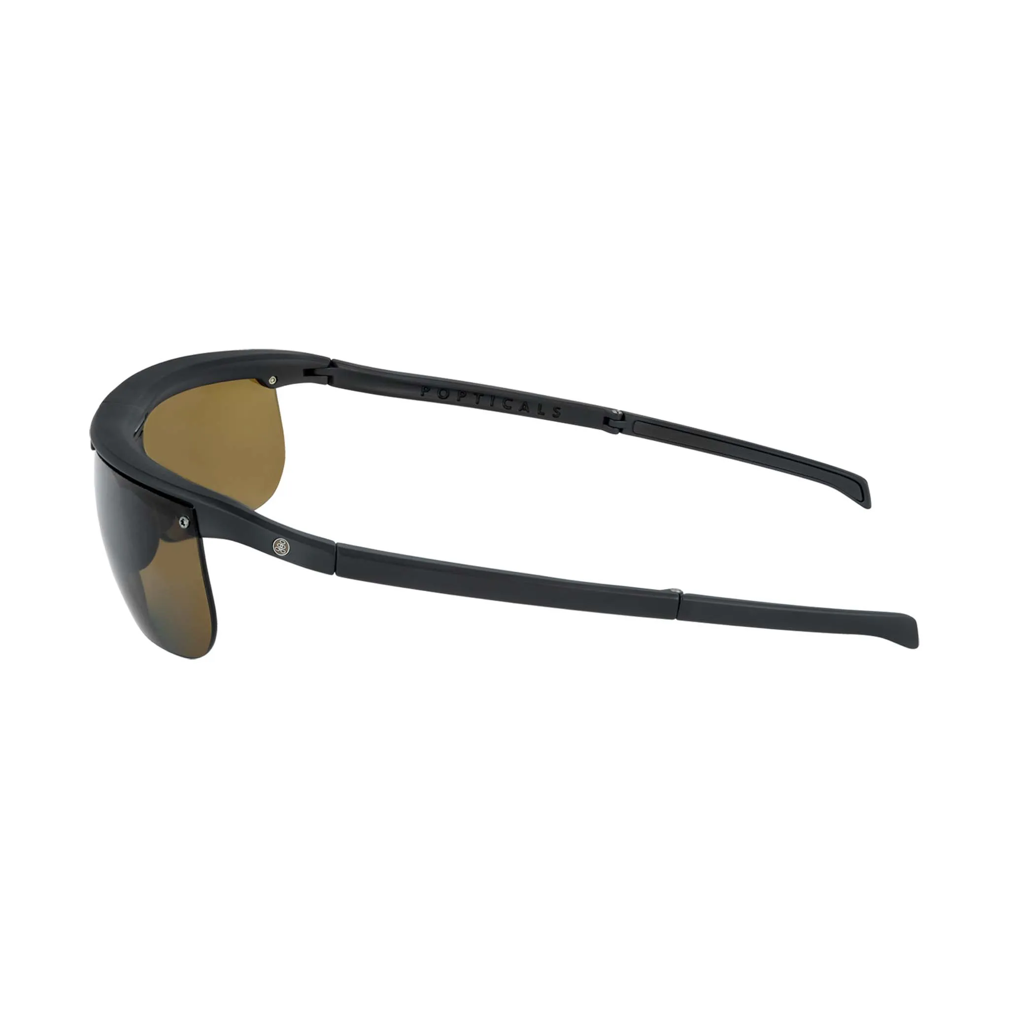 POPART | Polarized, Matte Black, Brown Lens, Small