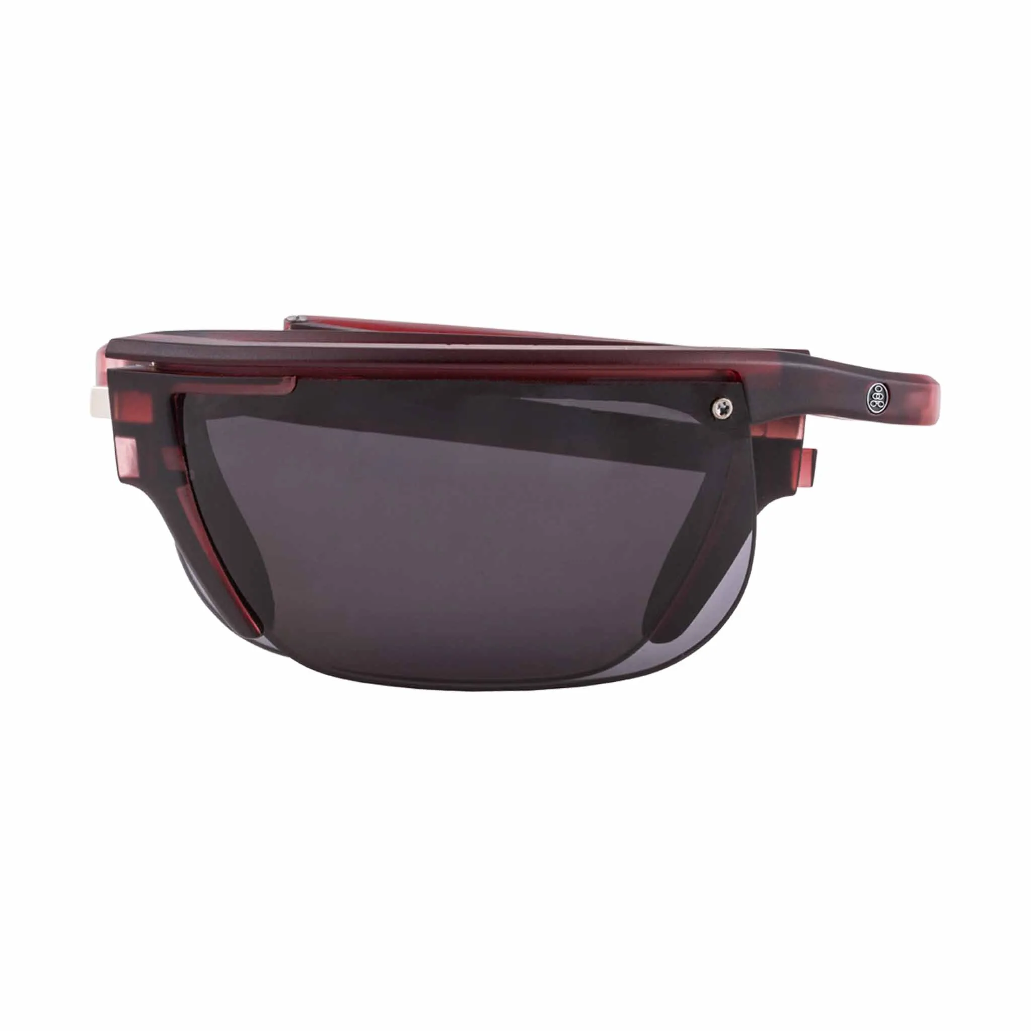 POPART | Polarized, Matte Wine Crystal, Gray Lens