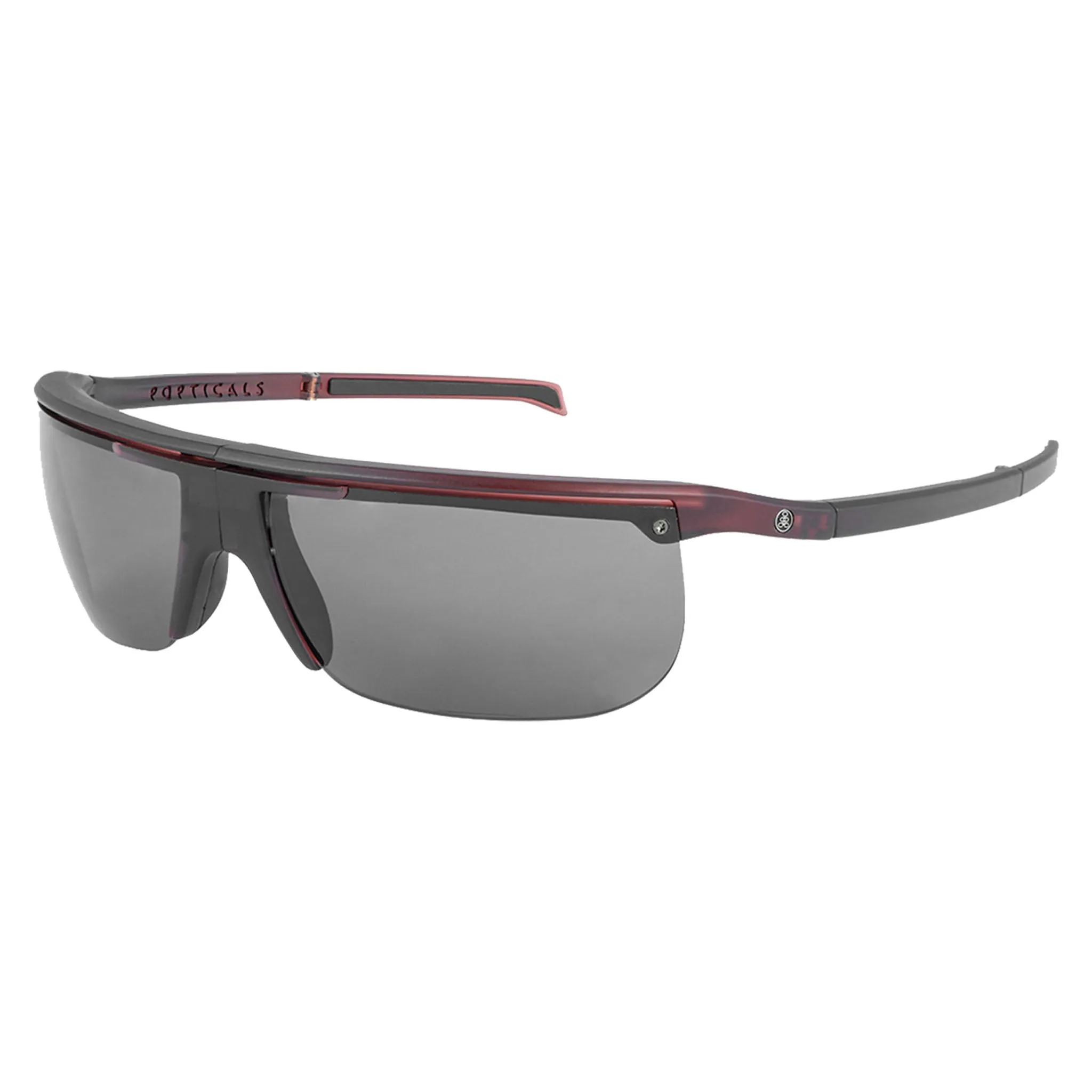 POPART | Polarized, Matte Wine Crystal, Gray Lens