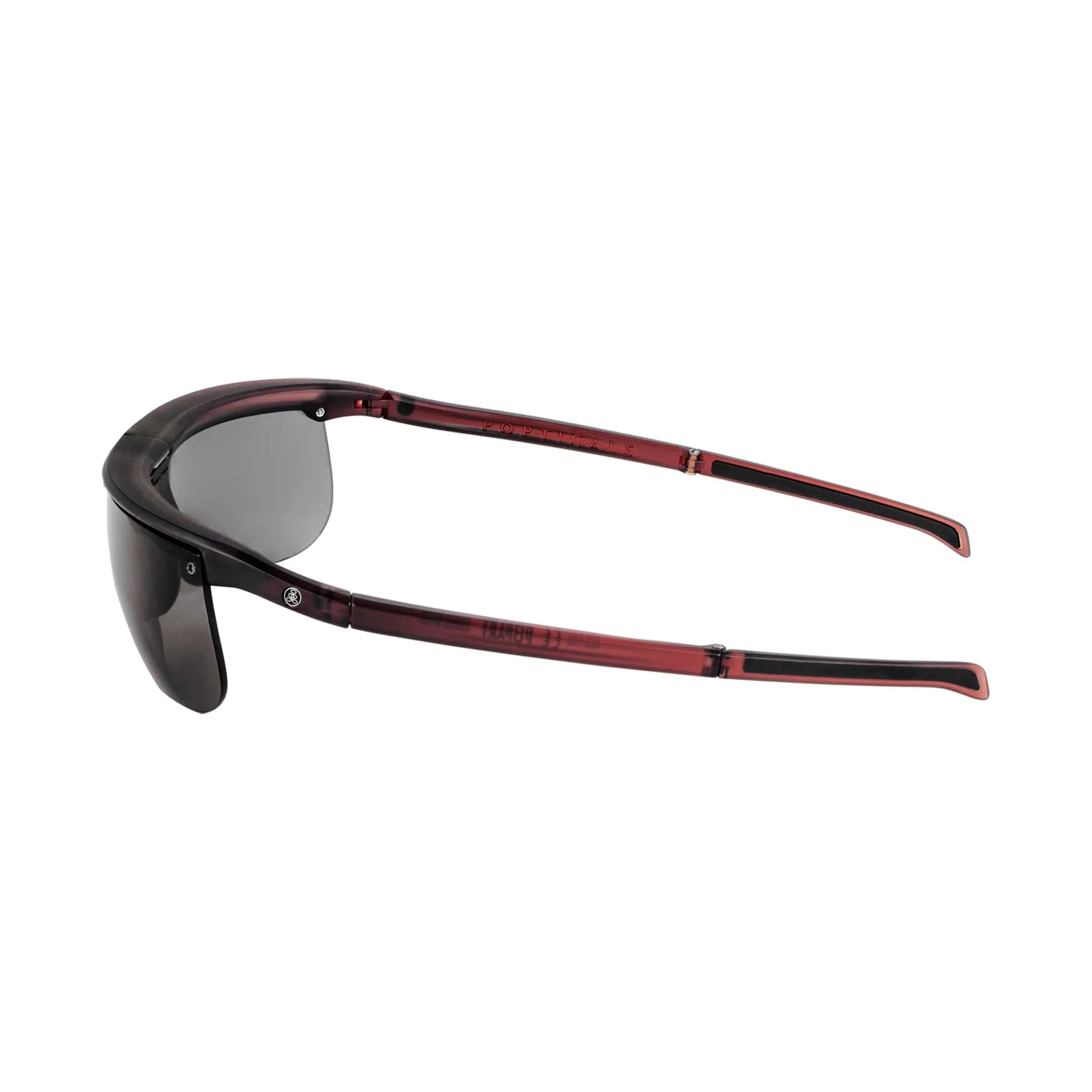 POPART | Polarized, Matte Wine Crystal, Gray Lens