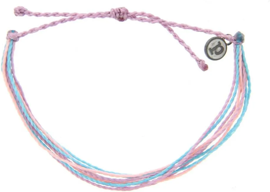 Pura Vida Jewelry Bracelets - 100% Waterproof and Handmade w/Coated Charm, Adjustable Band