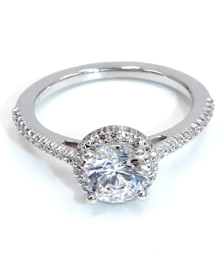 Ritani 1RZ3702 French-Set Halo Engagement Ring Setting