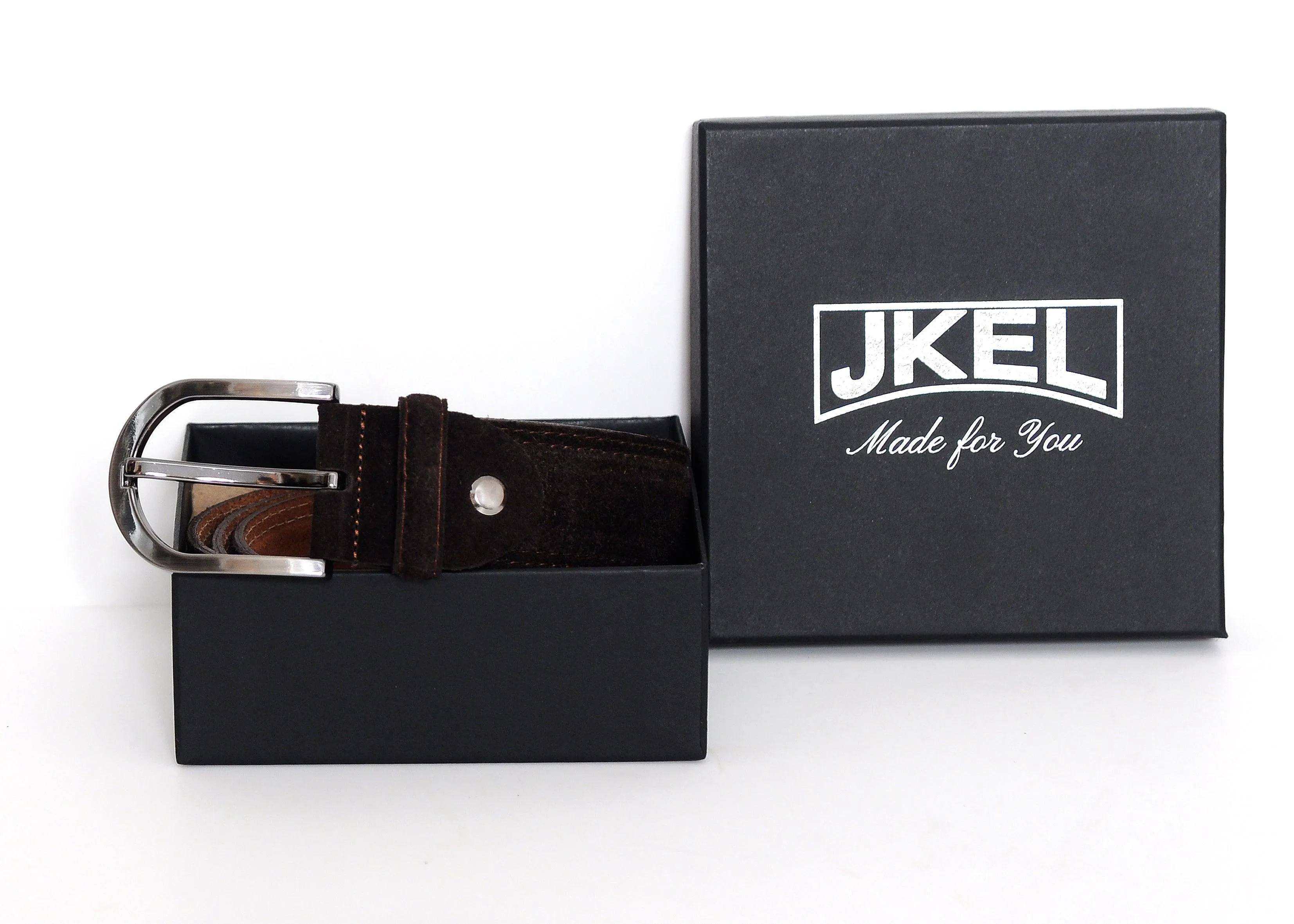 Sagrada Dark Brown Suede Belt
