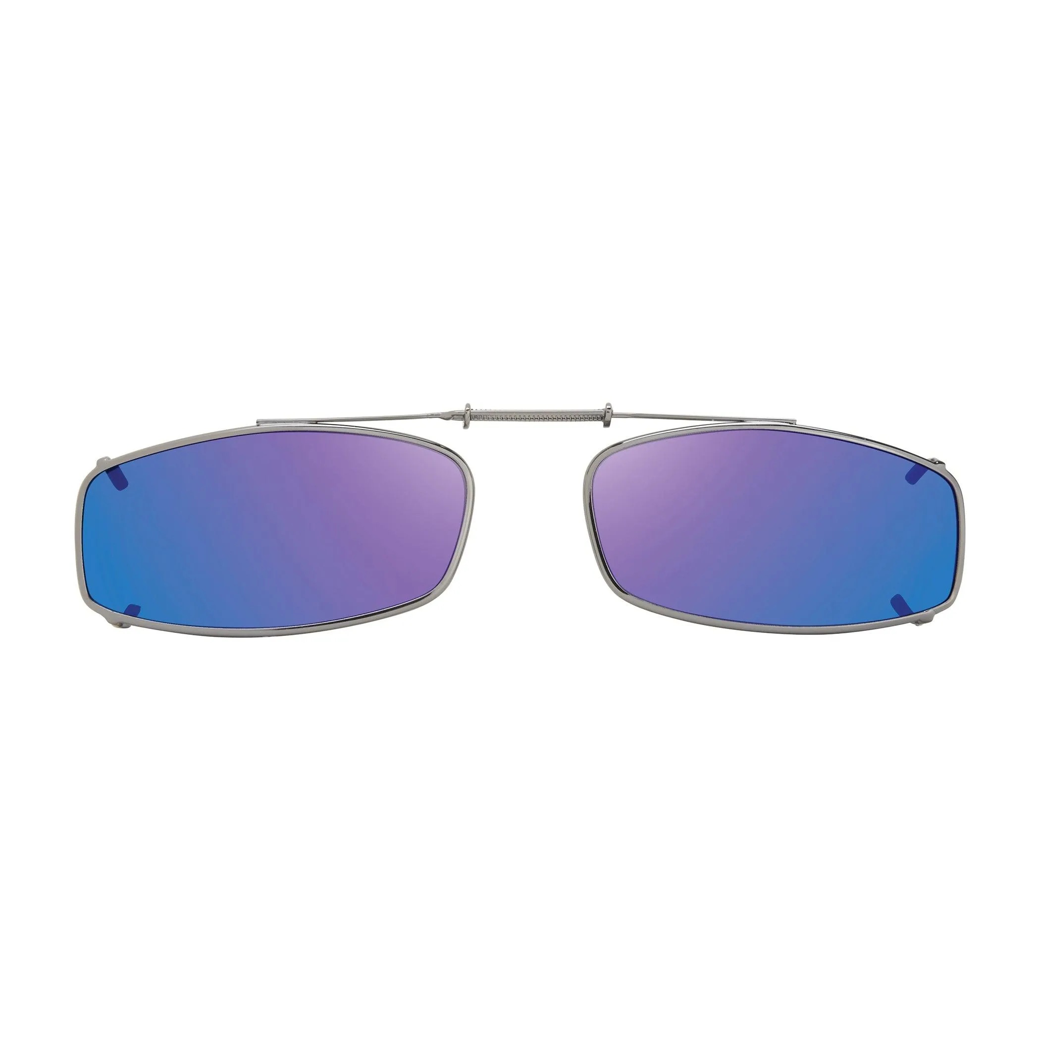 Slim Rectangle, Polarized Clip On Sunglasses.