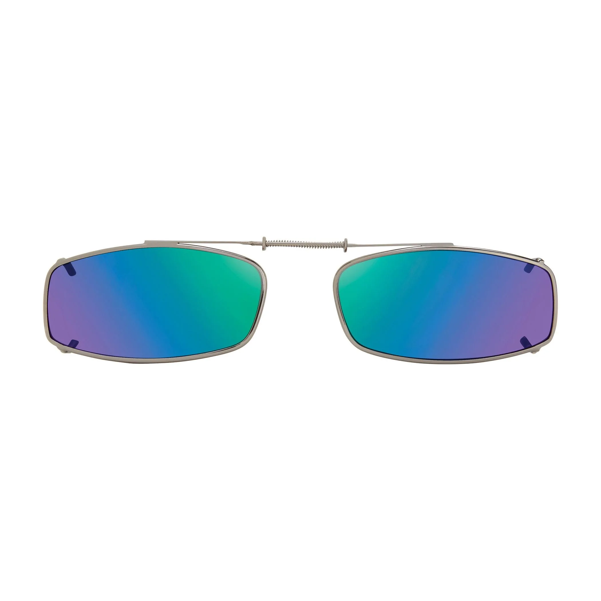 Slim Rectangle, Polarized Clip On Sunglasses.