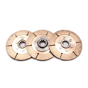 Tilton Clutch Disc Pack for 5.5" Metallic 3-Plate Clutch Assemblies - 1-1/8" x 10 Spline