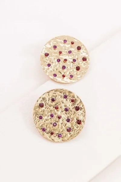 Wishing Well Plate Earrings