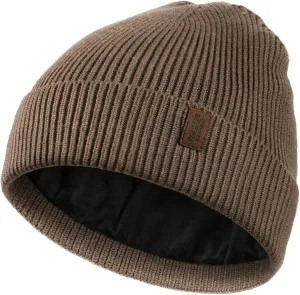Wmcaps Winter Beanie for Men Women, Fleece Lined Beanie Soft Warm Knit Hat Ski Stocking Cuffed Cap